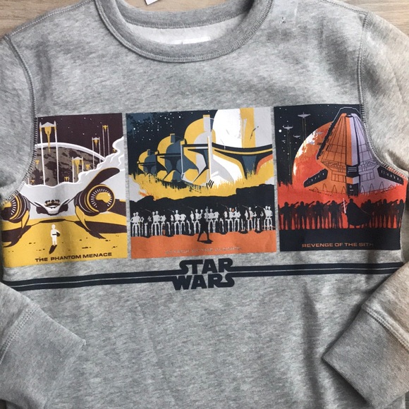 NWT Kids Gap Star Wars Sweatshirt - Picture 2 of 5
